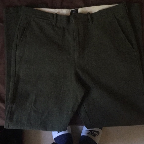 J.crew stretch trade mark pants green - Picture 5 of 7